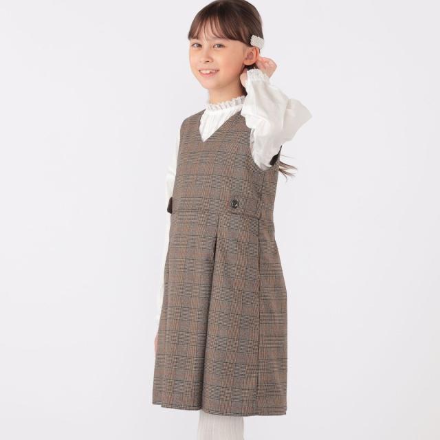 シップス（SHIPS）/SHIPS KIDS:140〜150cm / チェック ジャンパー スカート_10