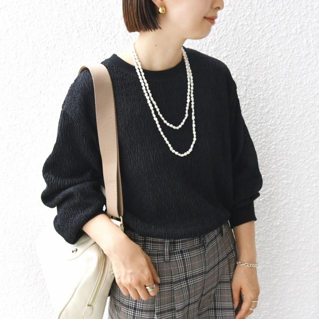 シップス（SHIPS）/《一部追加予約》【WEB限定】〈手洗い可能〉ランダムブルーゼ ロングスリーブ プルオーバー