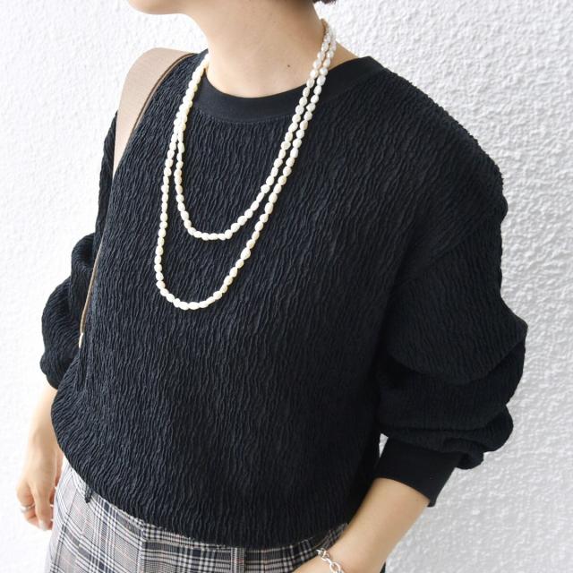 シップス（SHIPS）/《一部追加予約》【WEB限定】〈手洗い可能〉ランダムブルーゼ ロングスリーブ プルオーバー