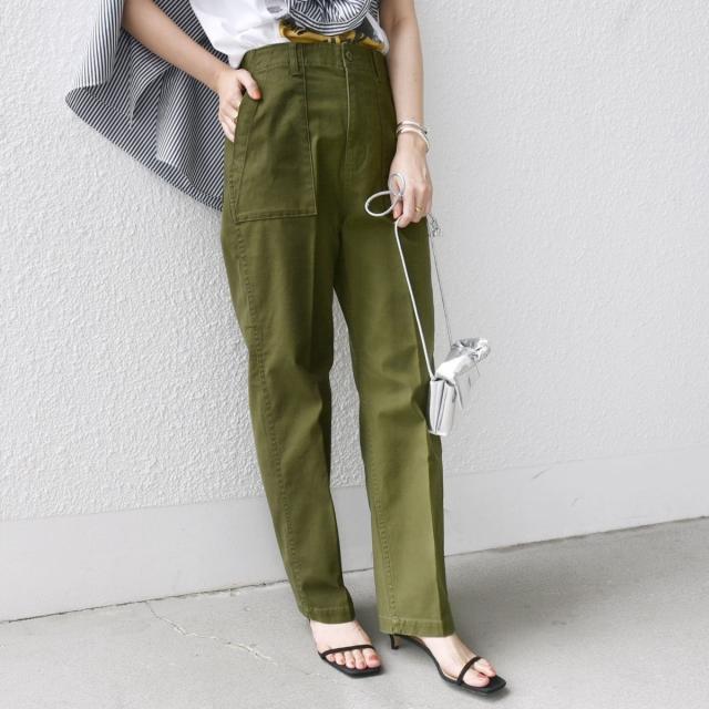 シップス（SHIPS）/〈洗濯機可能〉ミリタリー ベイカー パンツ