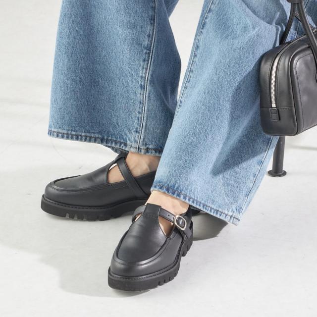 シップス（SHIPS）/HAMON:Tストラップ シューズ（晴雨兼用）