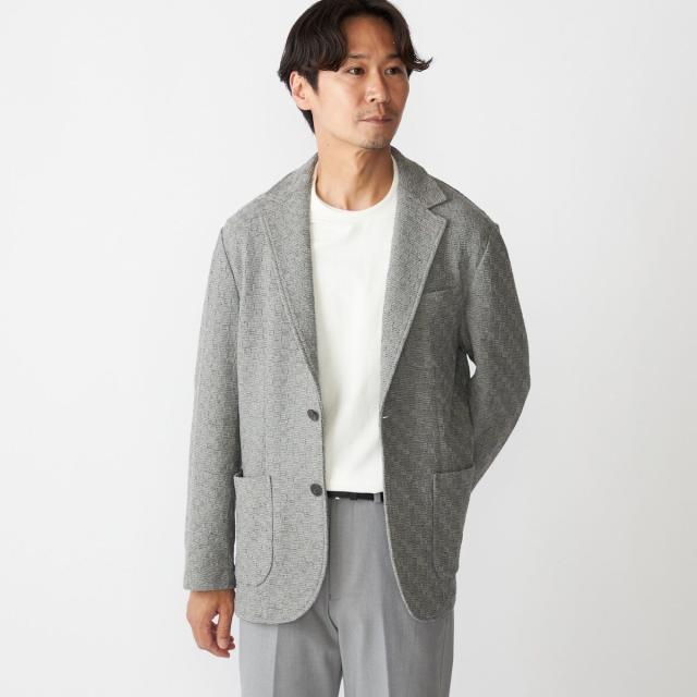 シップス（SHIPS）/SHIPS:〈手洗い可能〉TEXBRID(R) ジャカード 2ボタン ジャケット