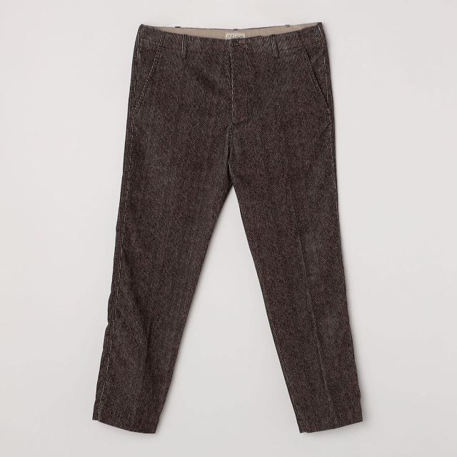 シップス（SHIPS）/GERMANO: コーデュロイ へリンボーン プリント スラックス