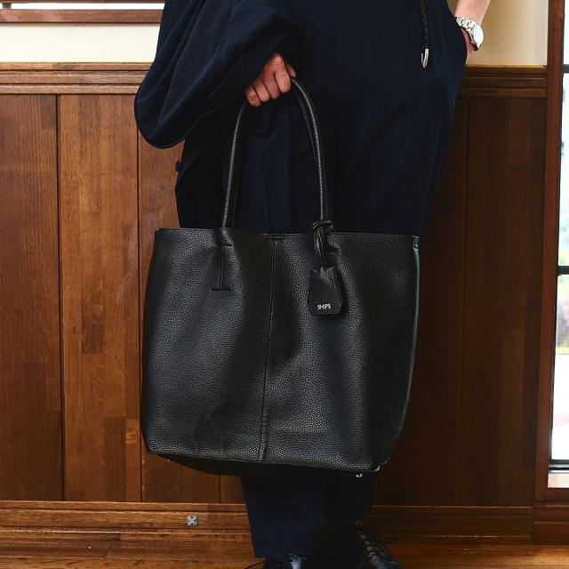 シップス（SHIPS）/【WEB限定】SHIPS: 合成皮革 ビズ トート バッグ (クラッチバッグ付き)