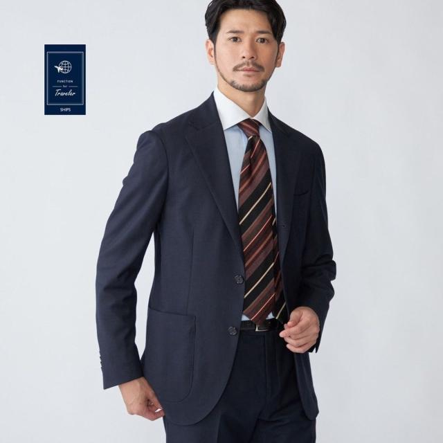 シップス（SHIPS）/SHIPS: 〈セットアップ対応/手洗い可能〉ウォッシャブル サキソニー セットアップ ジャケット