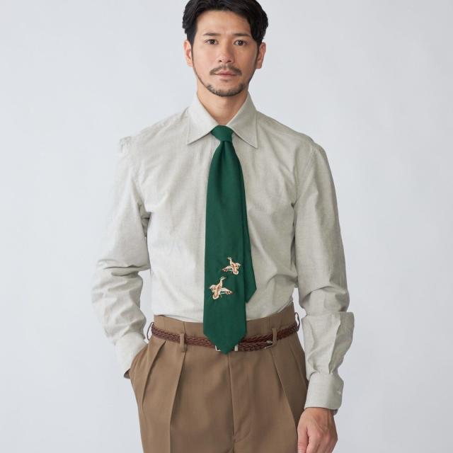 シップス（SHIPS）/【SHIPS別注】Errico Formicola: ブラッシュドコットン レギュラーカラー シャツ_1