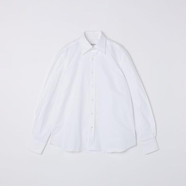 シップス（SHIPS）/【SHIPS別注】Errico Formicola: ブラッシュドコットン レギュラーカラー シャツ