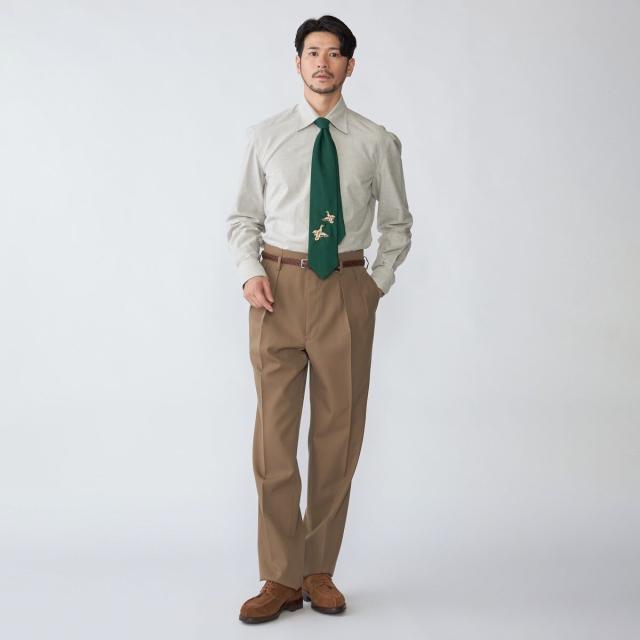 シップス（SHIPS）/【SHIPS別注】Errico Formicola: ブラッシュドコットン レギュラーカラー シャツ_6
