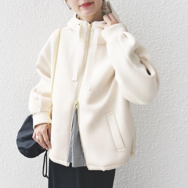 ships ダンボール ジップフーディジャケット SHIPS｜《予約》【WEB限定】<手洗い可能>ダンボール ジップ