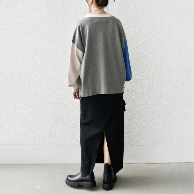 シップス（SHIPS）/《一部追加予約》【WEB限定】〈手洗い可能〉配色 ポケット カーディガン