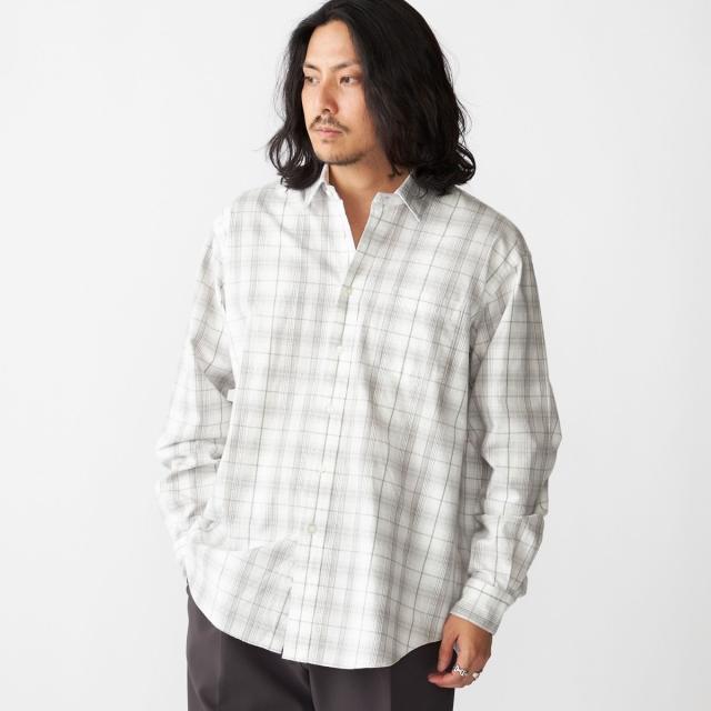 シップス（SHIPS）/SHIPS: コットンビエラ チェック レギュラーカラー シャツの通販はカジュアルシャツ