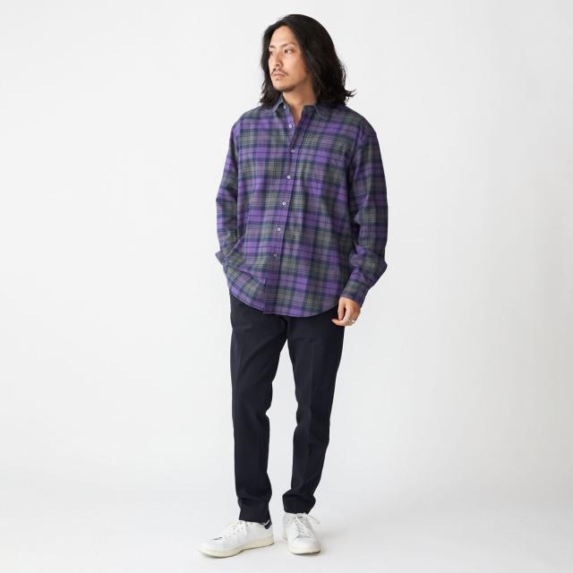 シップス（SHIPS）/SHIPS: コットンビエラ チェック レギュラーカラー シャツの通販は