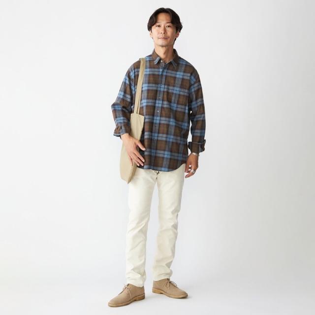 シップス（SHIPS）/SHIPS: コットンビエラ チェック レギュラーカラー シャツの通販は