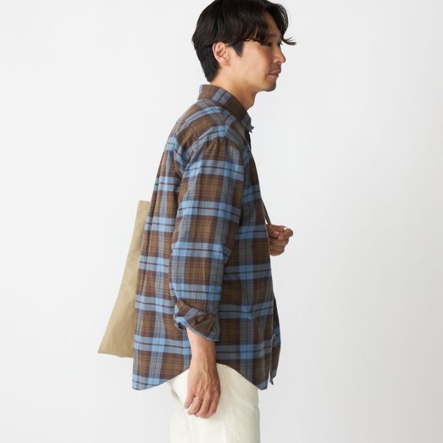 シップス（SHIPS）/SHIPS: コットンビエラ チェック レギュラーカラー シャツの通販は