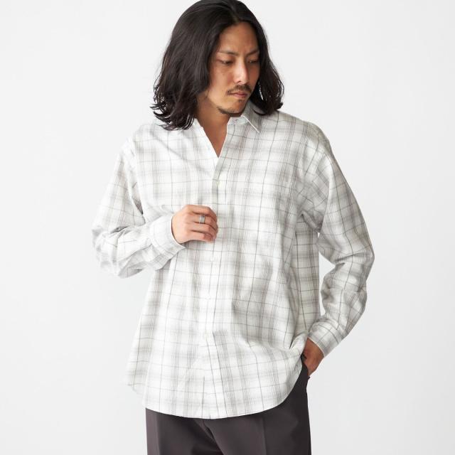 シップス（SHIPS）/SHIPS: コットンビエラ チェック レギュラーカラー シャツの通販は