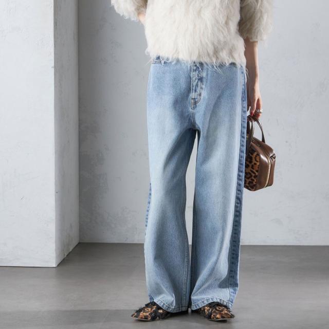 シップス（SHIPS）/〈洗濯機可能〉パッチワーク デニムの通販は