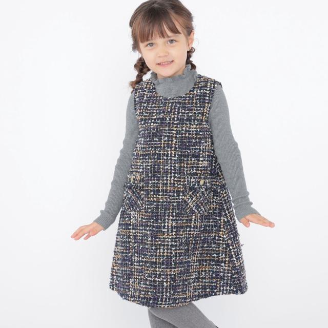 シップス（SHIPS）/SHIPS KIDS:100〜130cm / ツイード ジャンパー スカートの通販は 6,872円