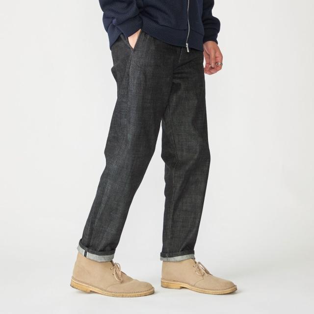 SHIPS: セルビッチ デニム スラックス L SHIPS（シップス） 【WEB限定