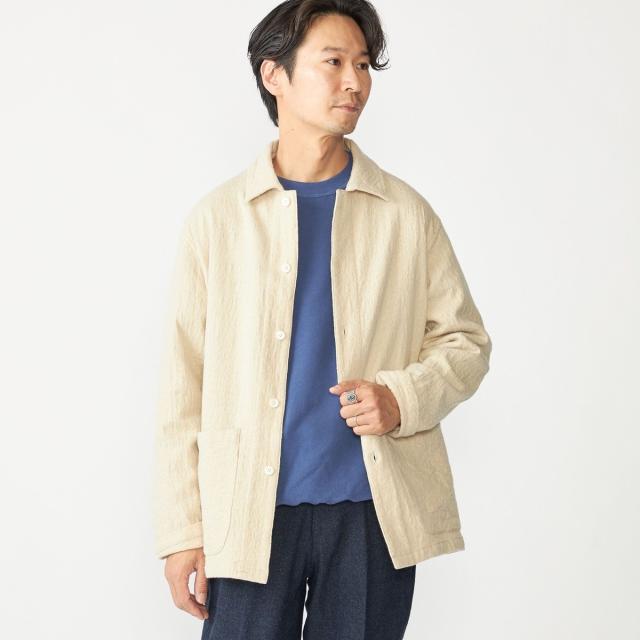 シップス（SHIPS）/SHIPS: ブラッシュド シャツ アウター