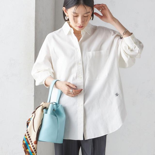 シップス（SHIPS）/《一部追加予約》〈洗濯機可能〉ピン オックス 刺繍 シャツ