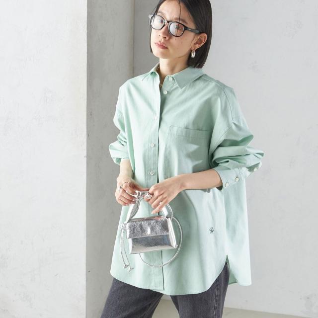 シップス（SHIPS）/《一部追加予約》〈洗濯機可能〉ピン オックス 刺繍 シャツ