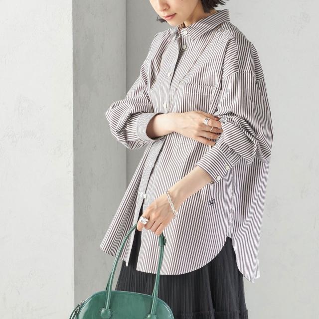 シップス（SHIPS）/《一部追加予約》〈洗濯機可能〉ピン オックス 刺繍 シャツ