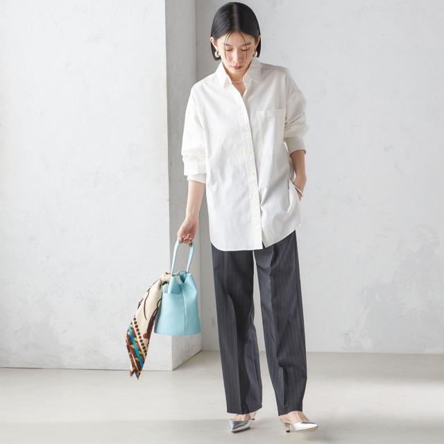 シップス（SHIPS）/《一部追加予約》〈洗濯機可能〉ピン オックス 刺繍 シャツ