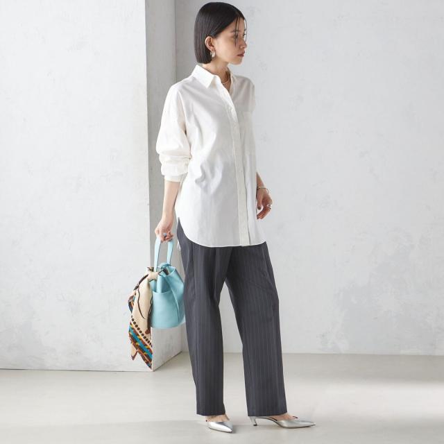 シップス（SHIPS）/《一部追加予約》〈洗濯機可能〉ピン オックス 刺繍 シャツ