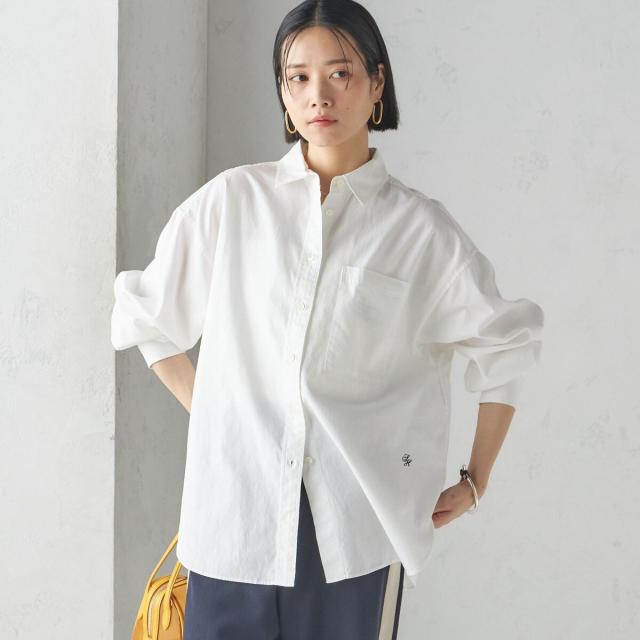 シップス（SHIPS）/《一部追加予約》〈洗濯機可能〉ピン オックス 刺繍 シャツ