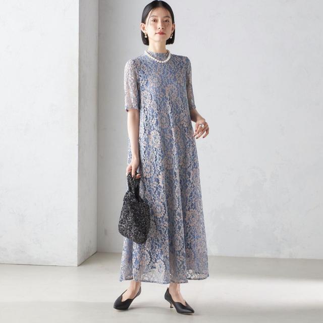 シップス（SHIPS）/〈結婚式・パーティ〉kaene:パイピング レース Aライン ワンピースの通販は