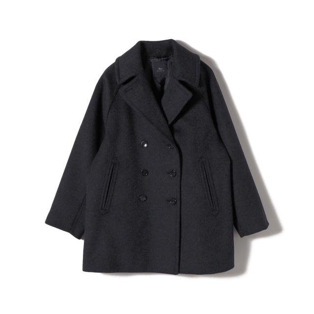 シップス（SHIPS）/SHIPS Primary Navy Label:ネイビー Pコート_1