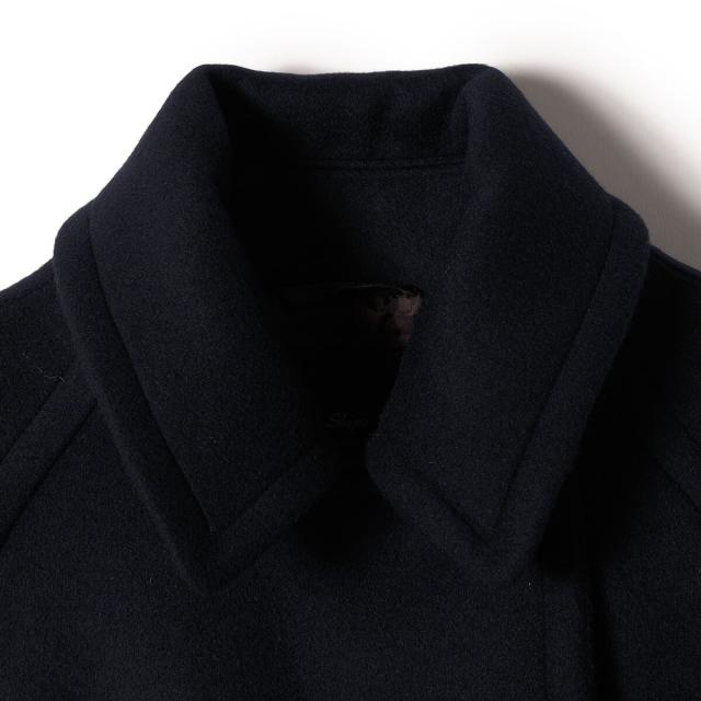 シップス（SHIPS）/SHIPS Primary Navy Label:ネイビー Pコート_9