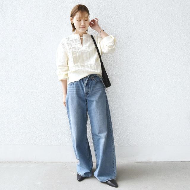 シップス（SHIPS）/《一部予約》【WEB限定】〈洗濯機可能〉2WAY フラワー ジャカード ハーフ ジップ プルオーバー