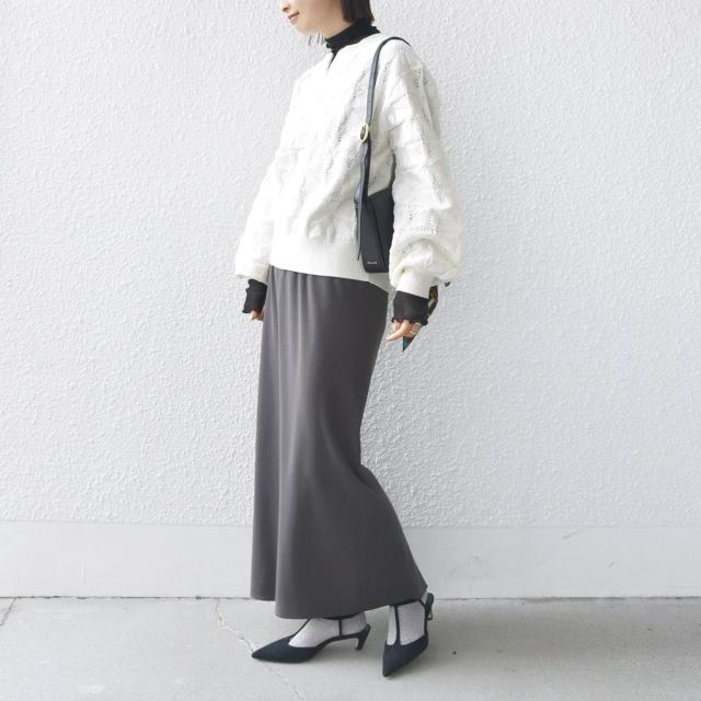 シップス（SHIPS）/《一部予約》【WEB限定】〈洗濯機可能〉2WAY フラワー ジャカード ハーフ ジップ プルオーバー