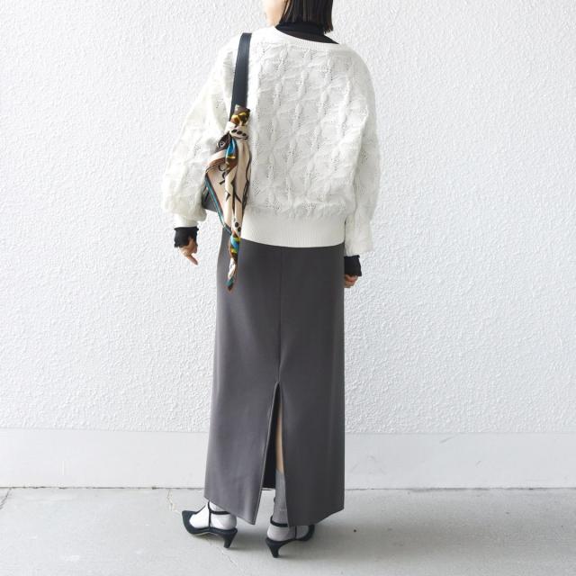 シップス（SHIPS）/《一部予約》【WEB限定】〈洗濯機可能〉2WAY フラワー ジャカード ハーフ ジップ プルオーバー