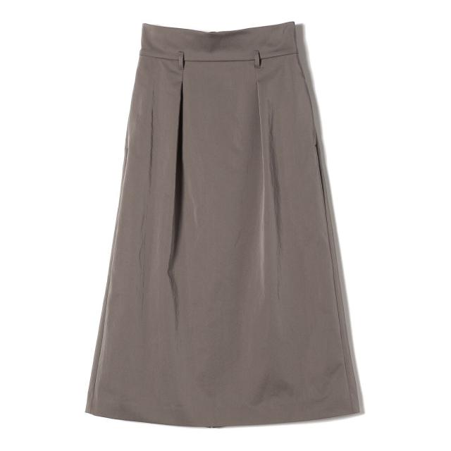 シップス（SHIPS）/SHIPS Primary Navy Label:〈手洗い可能〉Aライン ハイウエスト スカート