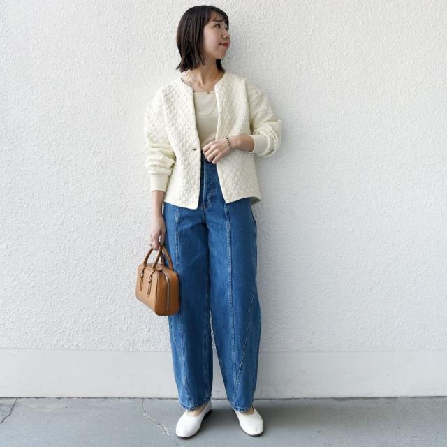 シップス（SHIPS）/《一部追加予約》【WEB限定】〈手洗い可能〉キルティング ジャカード カーディガン