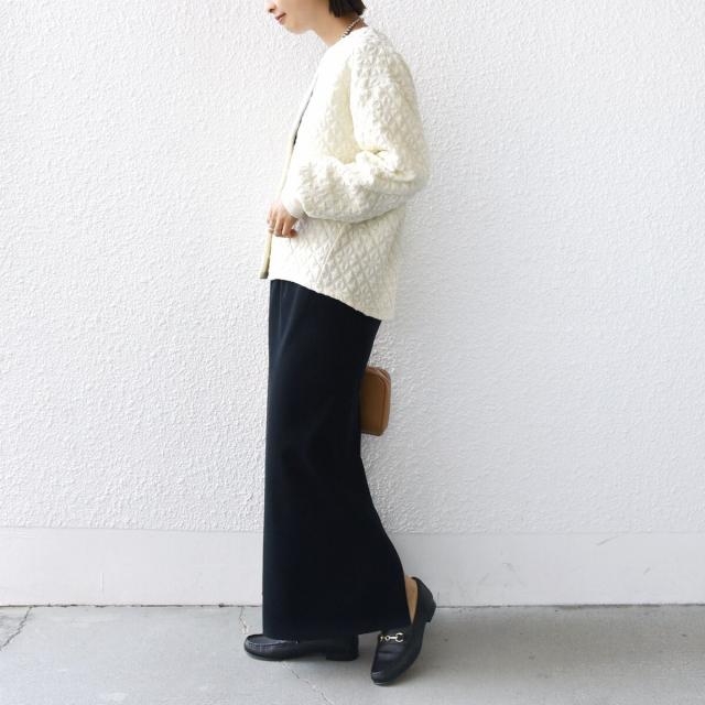 シップス（SHIPS）/《一部追加予約》【WEB限定】〈手洗い可能〉キルティング ジャカード カーディガン