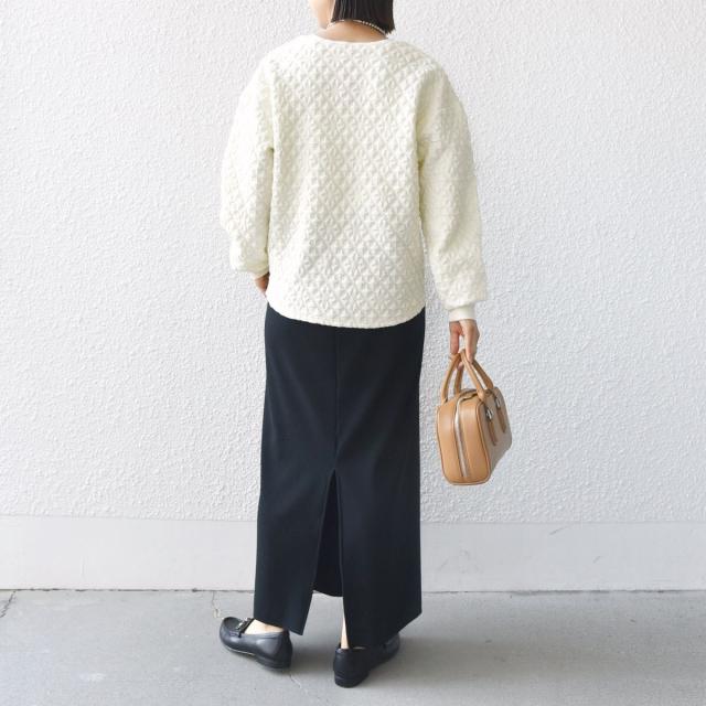 シップス（SHIPS）/《一部追加予約》【WEB限定】〈手洗い可能〉キルティング ジャカード カーディガン