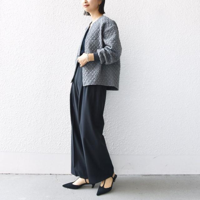 シップス（SHIPS）/《一部追加予約》【WEB限定】〈手洗い可能〉キルティング ジャカード カーディガン