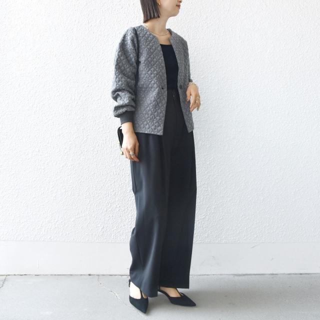 シップス（SHIPS）/《一部追加予約》【WEB限定】〈手洗い可能〉キルティング ジャカード カーディガン