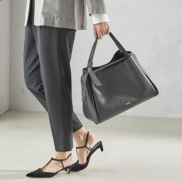 シップス（SHIPS）/MILOS: A4 リボン パーテーション レザー トート M