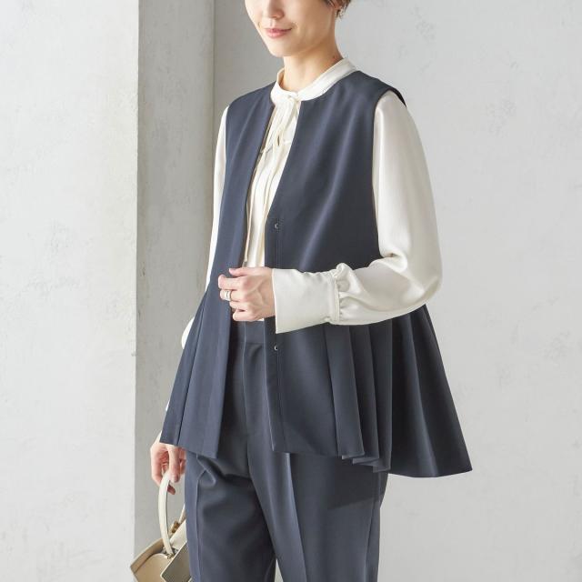 シップス（SHIPS）/ダブル クロス ジレ （セレモニー対応可）