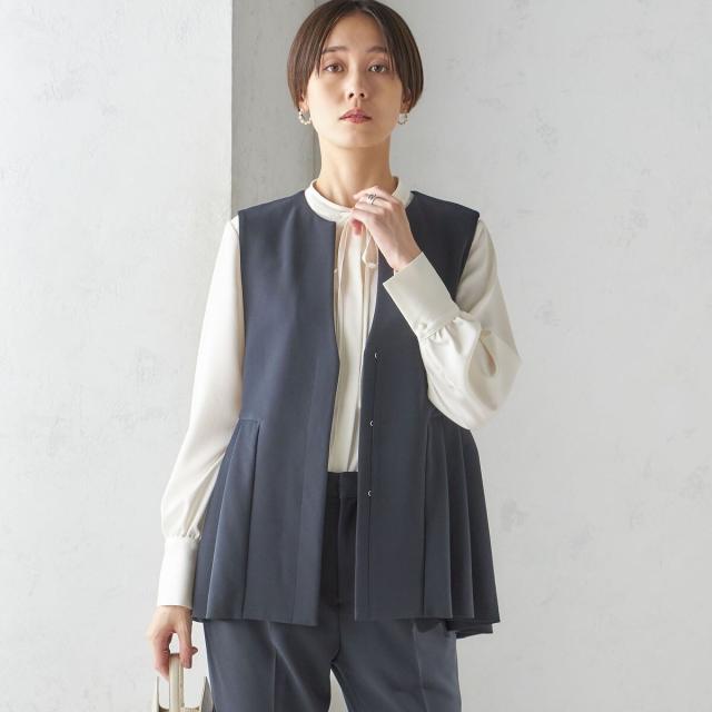 シップス（SHIPS）/ダブル クロス ジレ （セレモニー対応可）