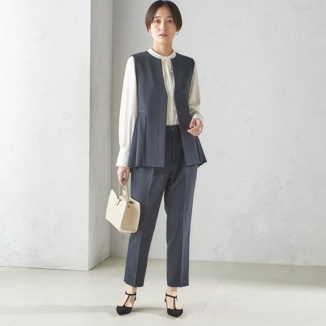 シップス(SHIPS)/〈セレモニー対応可〉ダブル クロス パンツ シップス(SHIPS)/〈セレモニー対応可〉ダブル クロス パンツ