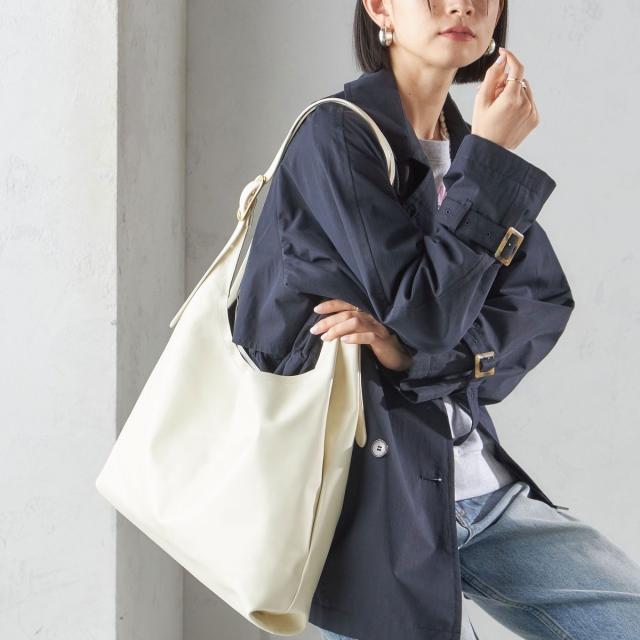 シップス（SHIPS）/BEAURE:パーティション レザー バッグ 大