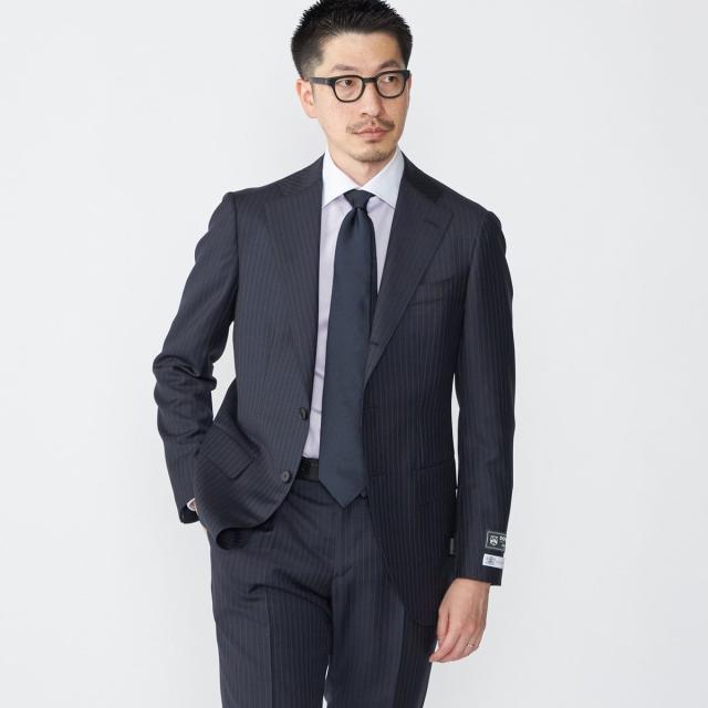 シップス（SHIPS）/SHIPS: LUXURY DORMEUIL AMADEUS ピンストライプ スーツ
