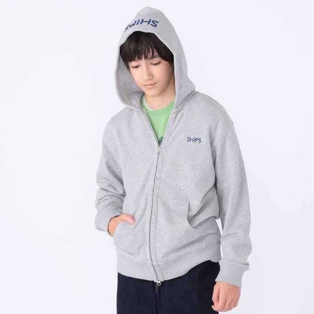 シップス（SHIPS）/SHIPS KIDS:140〜160cm / ロゴ フード ジップ パーカ