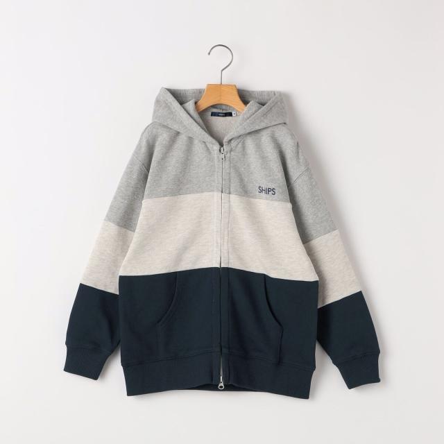 シップス（SHIPS）/SHIPS KIDS:140〜160cm / ロゴ フード ジップ パーカ_2