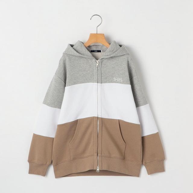 シップス（SHIPS）/SHIPS KIDS:140〜160cm / ロゴ フード ジップ パーカ_4